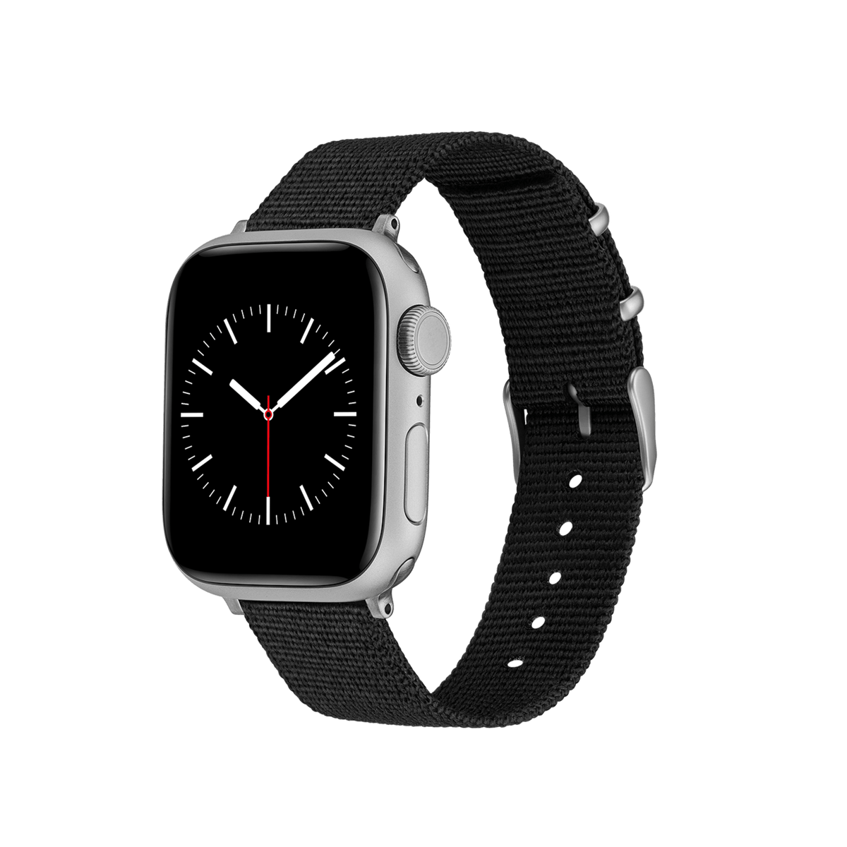 Smartwatch Strap Nato Silver