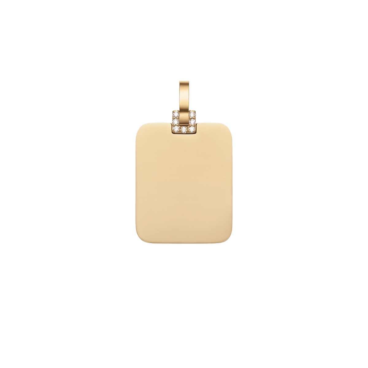 Rectangular Detail Crystal Pendant G