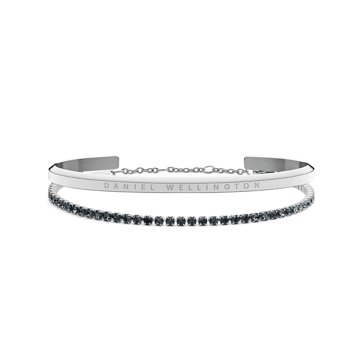Classic Bracelet Silver & Tennis Bracelet Nightfall Silver