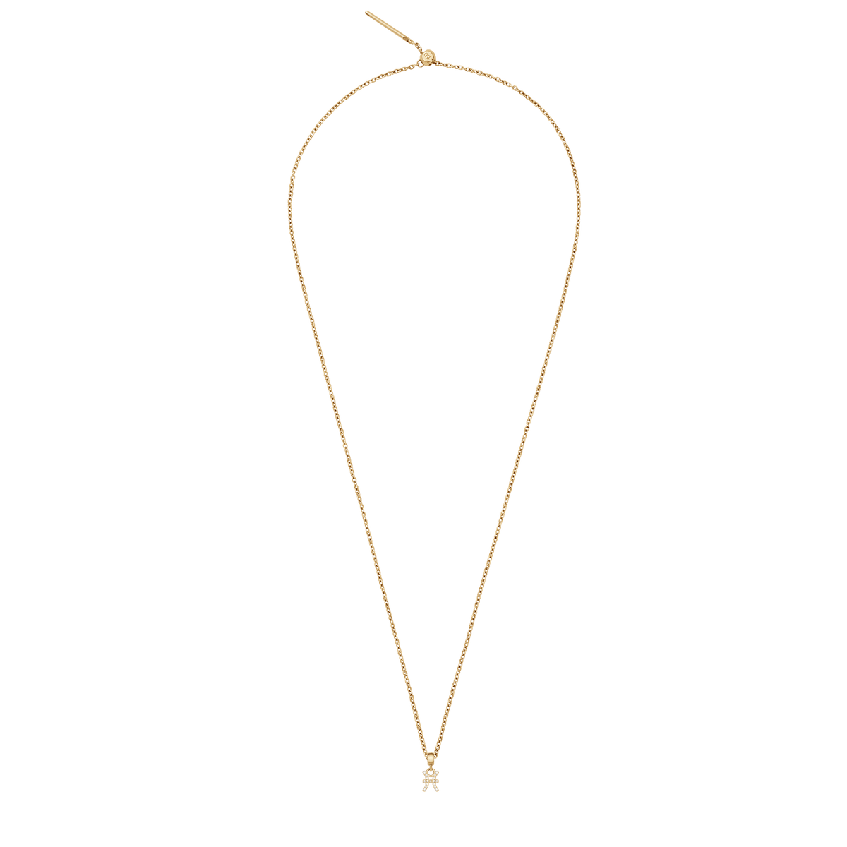 Crystal Zodiac Charm Gold