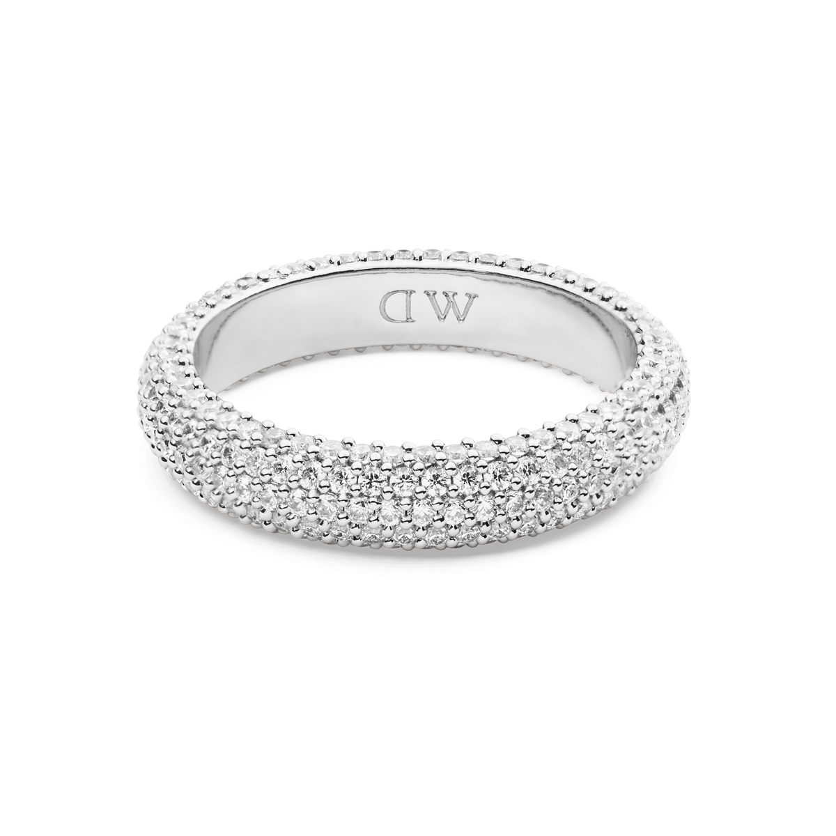 Pavé Ring Silver 5 mm