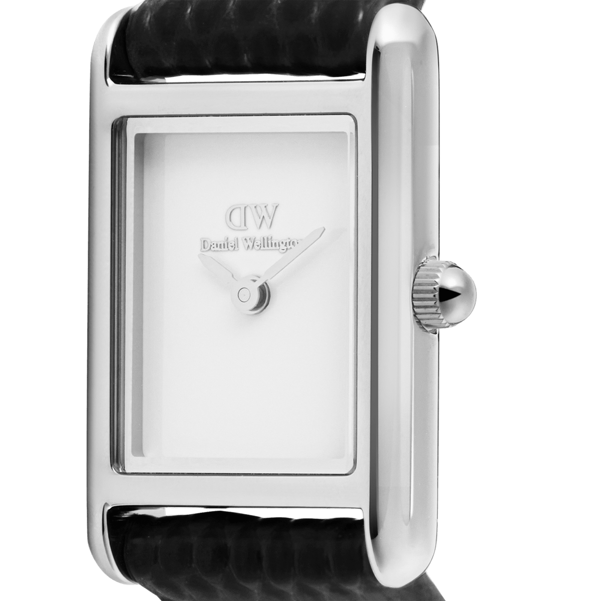 Bound Mini Black Lizard Silver