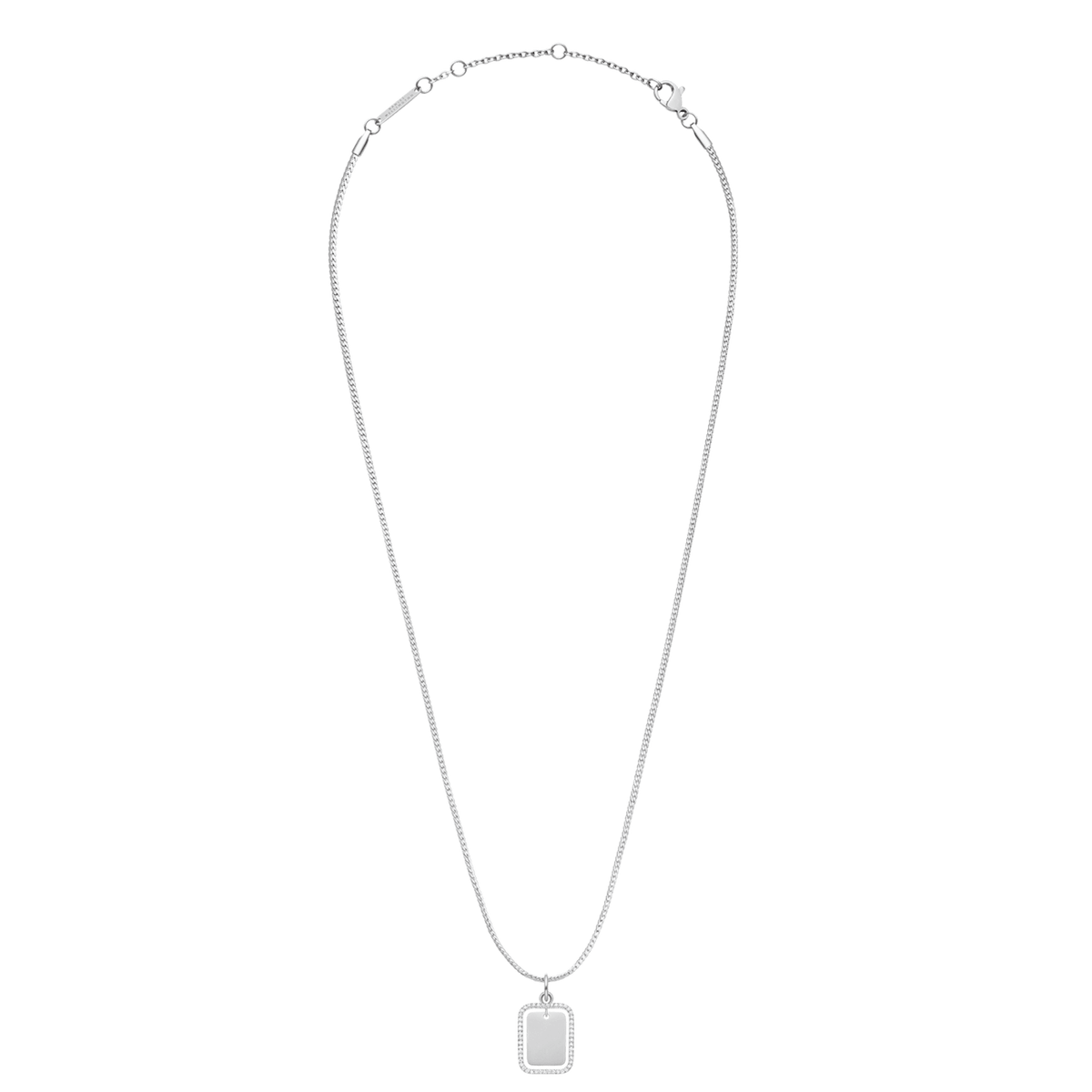 Rectangular Crystal Frame Pendant S
