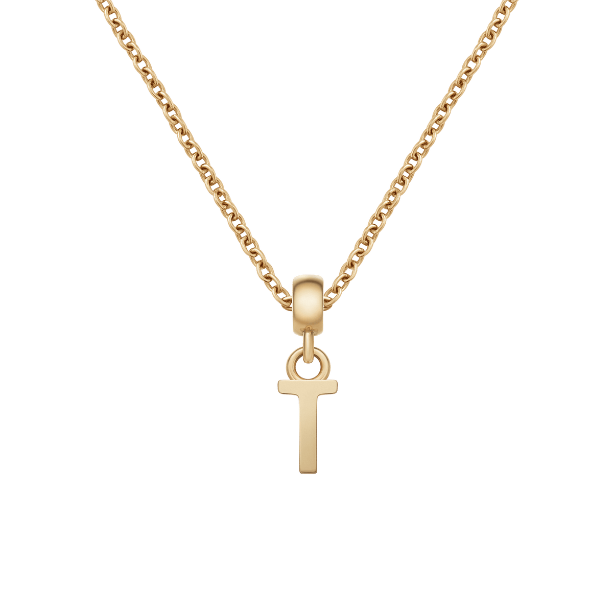 Charm Chain Necklace + Your Choice of Letter Charm