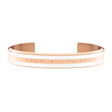Emalie Bracelet Satin White Rose Gold