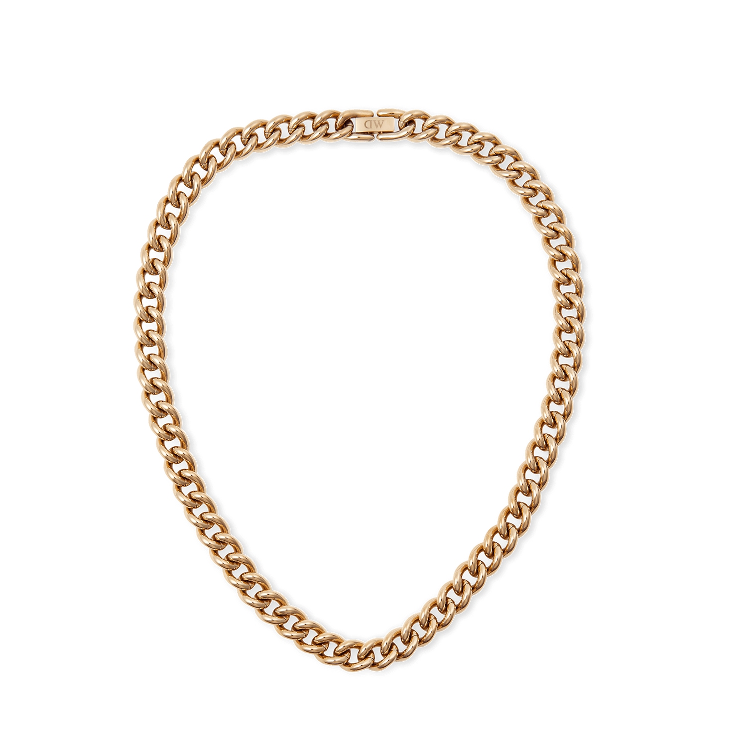 Chunky Chain Necklace Rose Gold