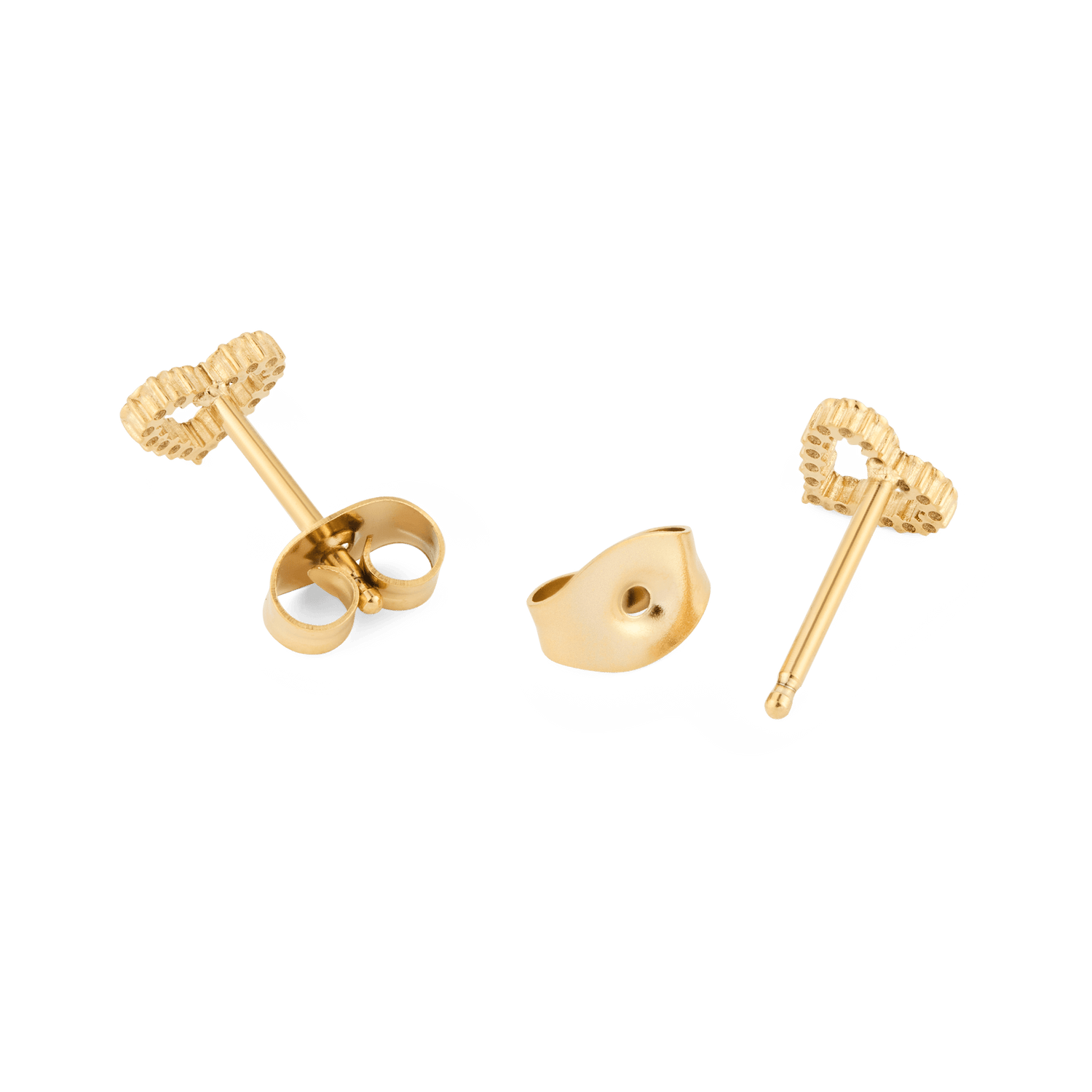 Mirelle Heart Earrings Gold