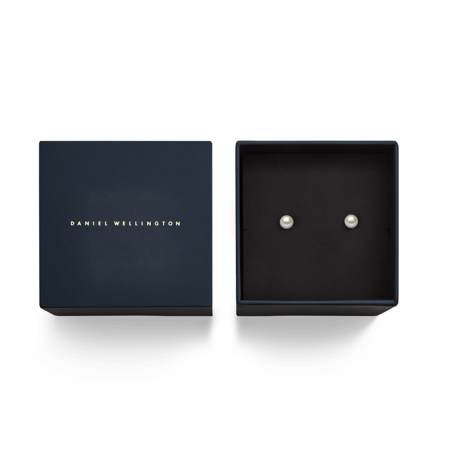 Pearl Stud Earrings Gold