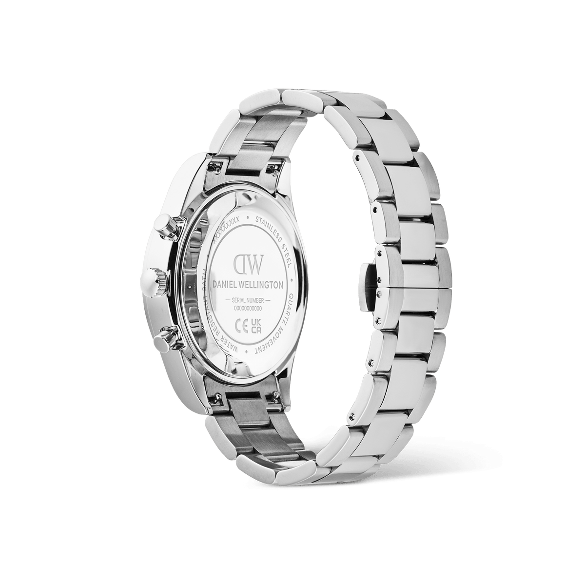 Iconic Tachymeter 3-Link Silver