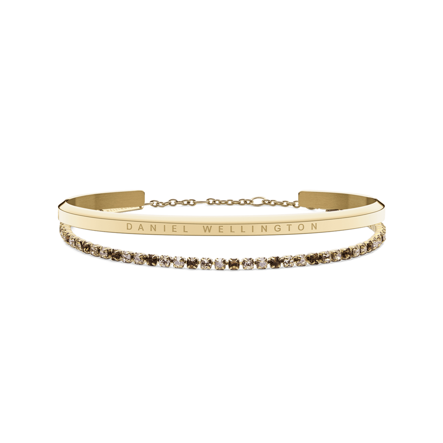 Classic Bracelet Gold & Tennis Bracelet Honey Combo Gold
