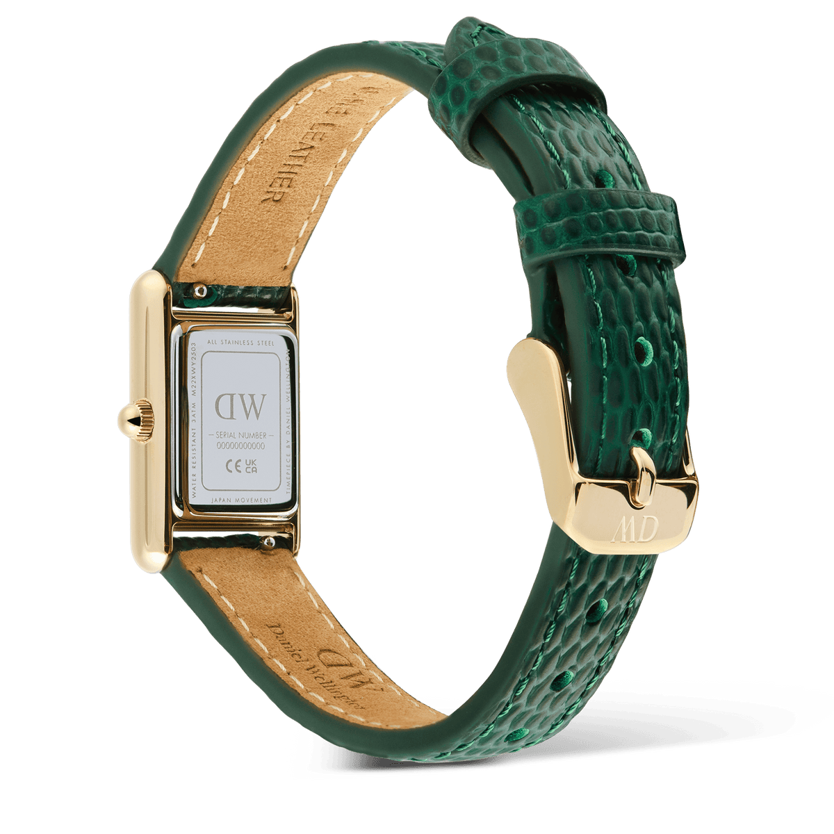 Bound Mini Green Lizard Gold