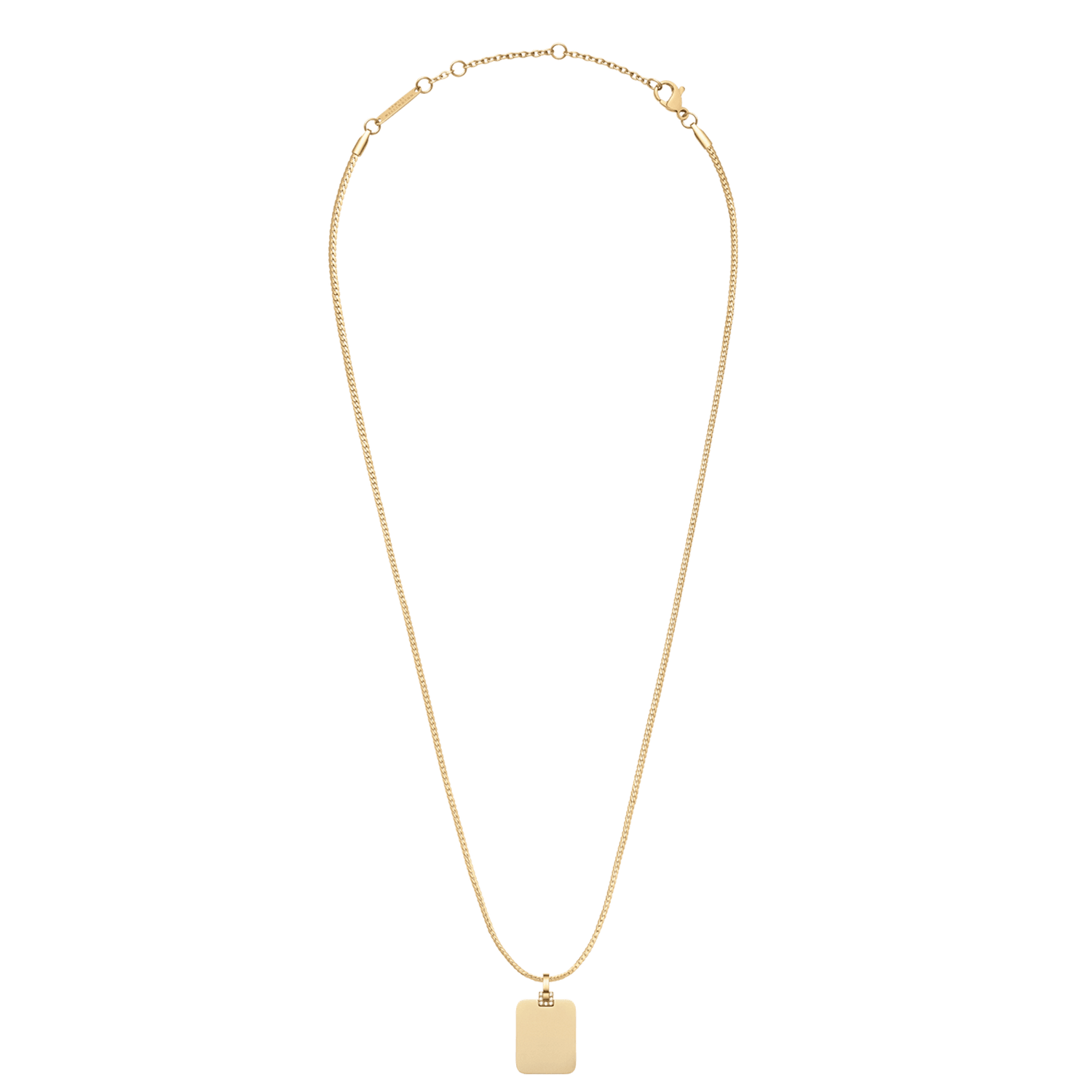 Rectangular Detail Crystal Pendant G