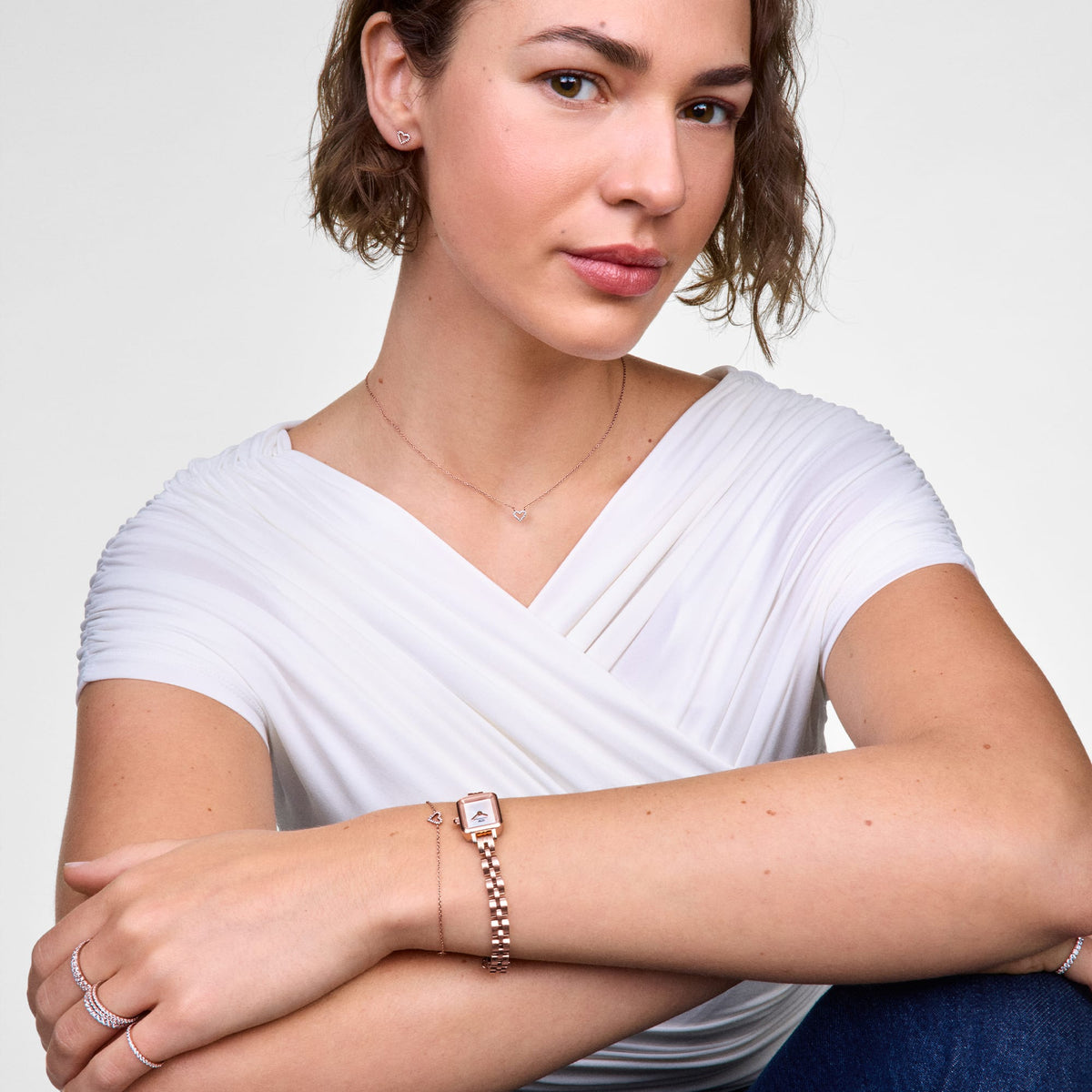 Mirelle Heart Bracelet Gold