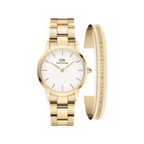 Iconic Link Eggshell White + Elan Bracelet Gold