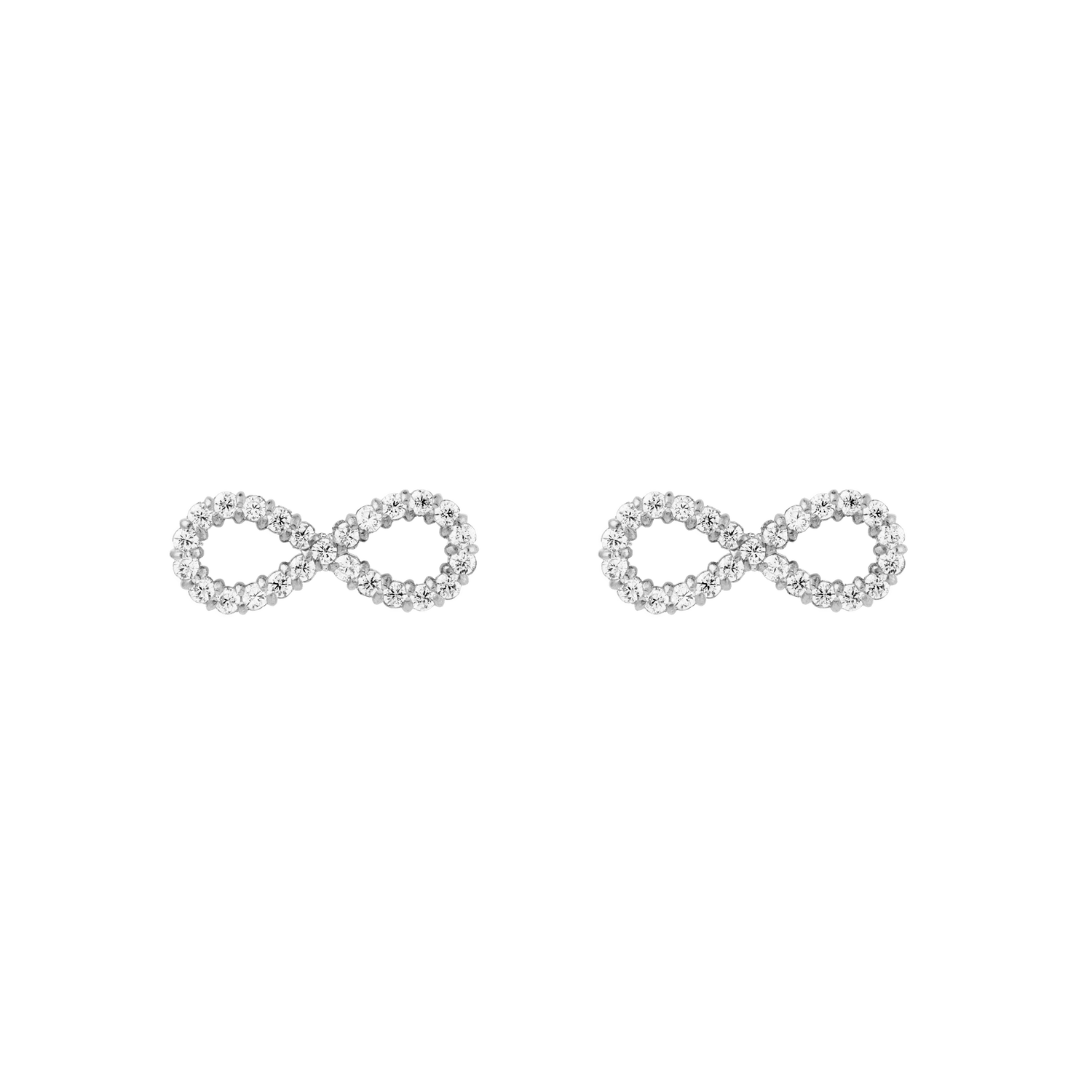 Mirelle Infinity Earrings Silver