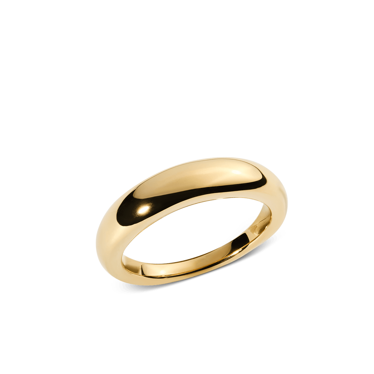 Flow Ring 5mm Gold