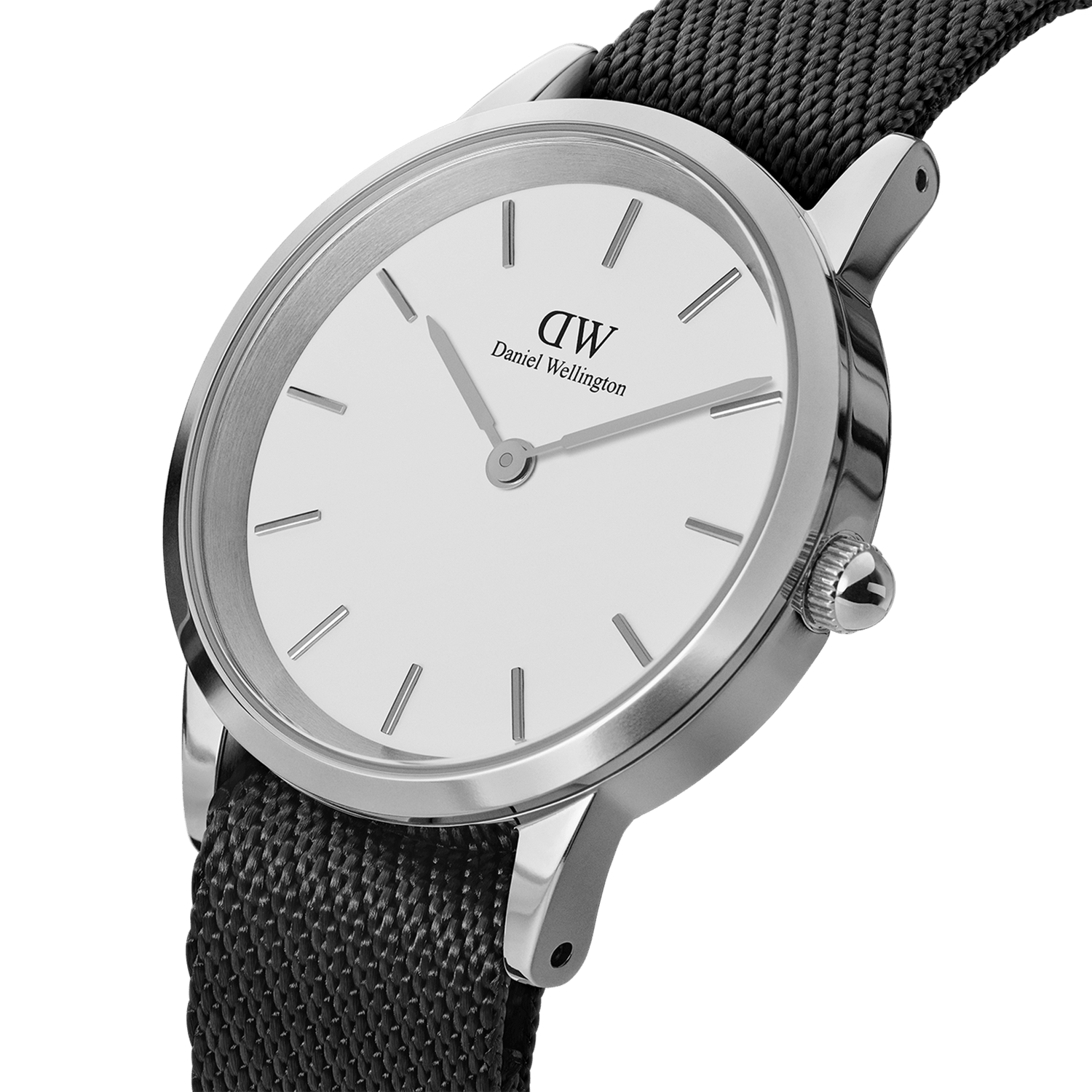 Iconic Black NATO White Dial