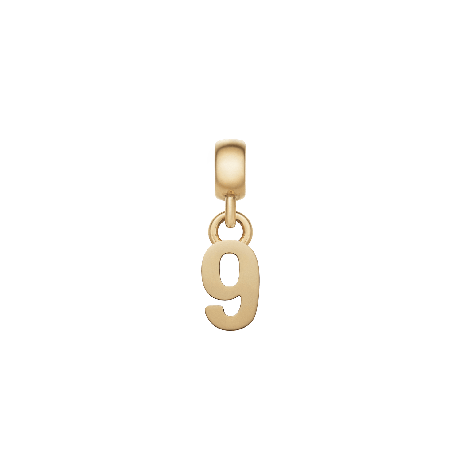 Number Charm Gold