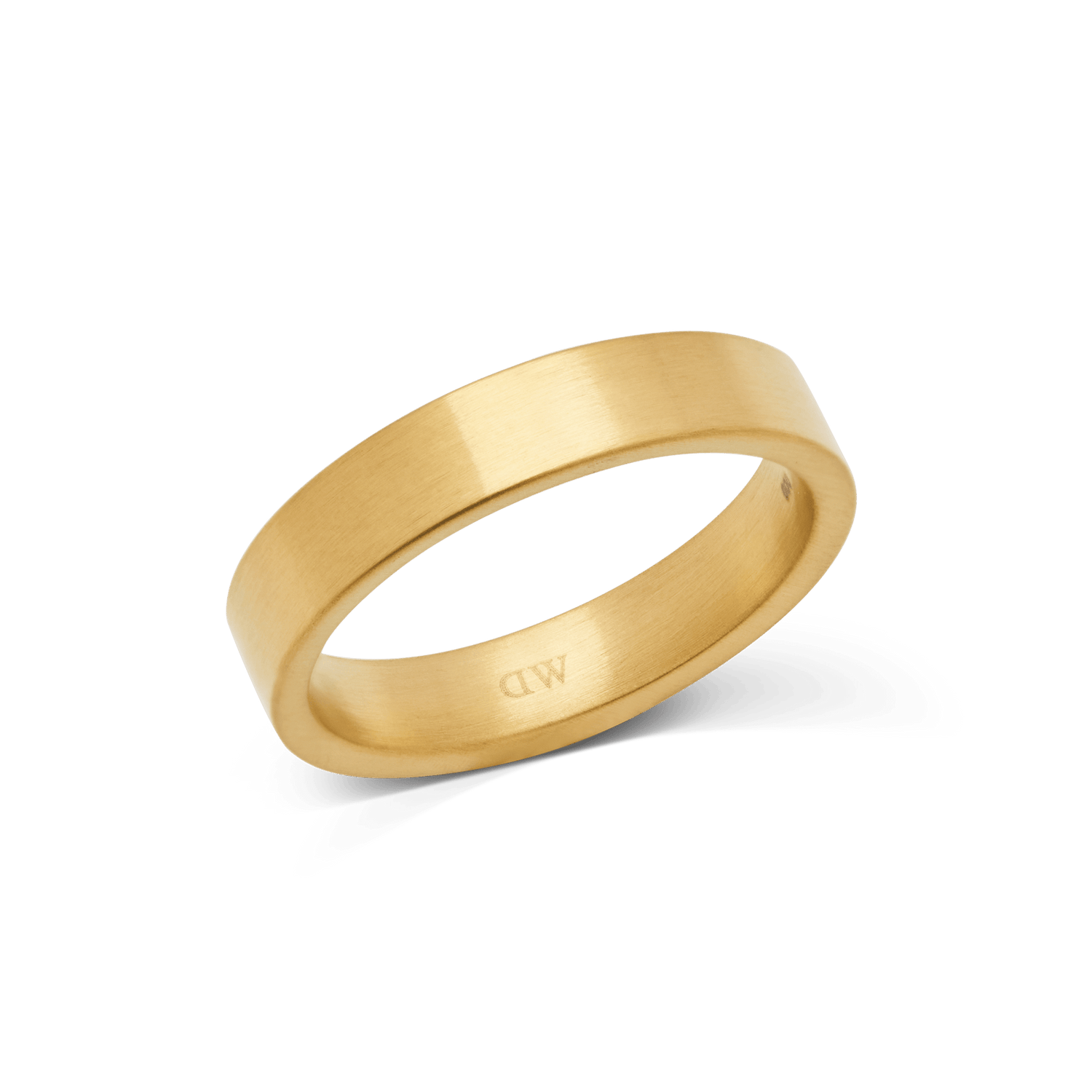 Line Ring Brushed Gold 4.5mm