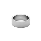 Line Ring Brushed Silver 8mm