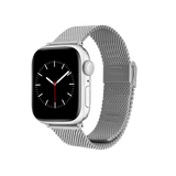 Smartwatch Strap Sandblasted Mesh Silver