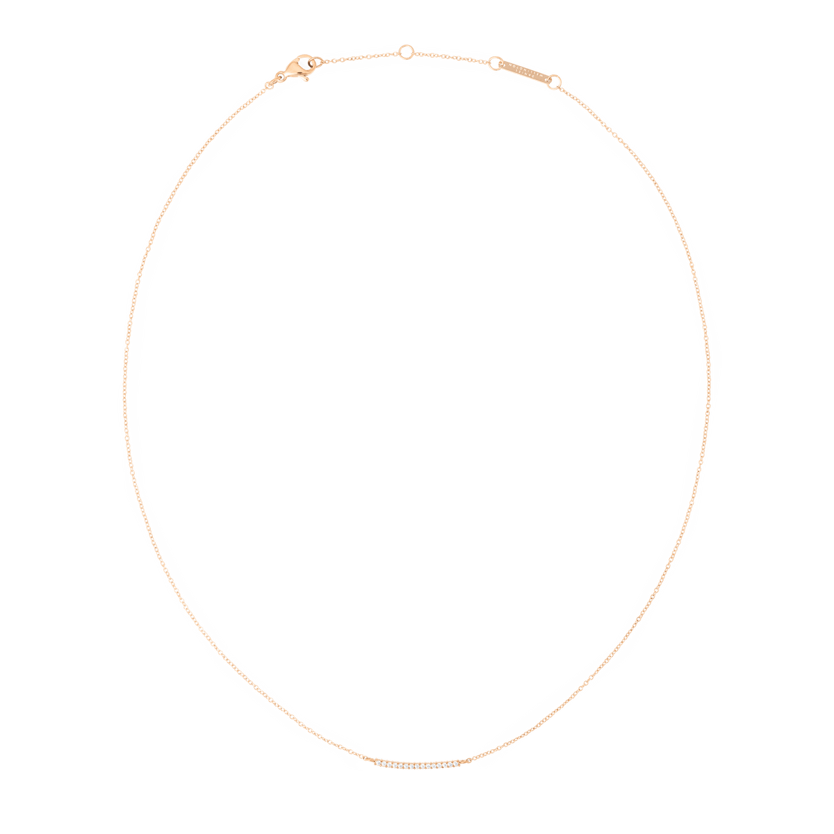Mirelle Eternity Necklace Rose Gold