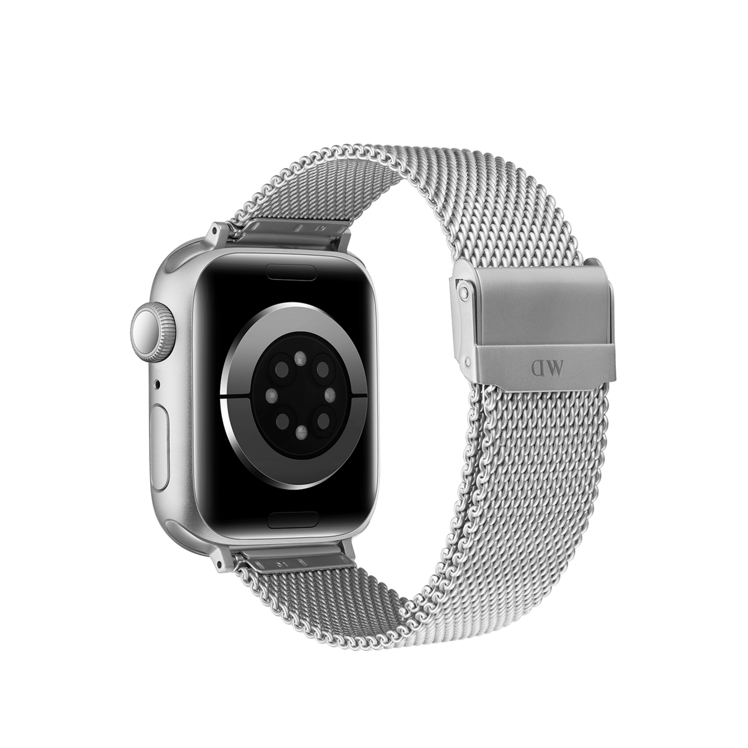 Smartwatch Sandblasted Mesh Strap Silver