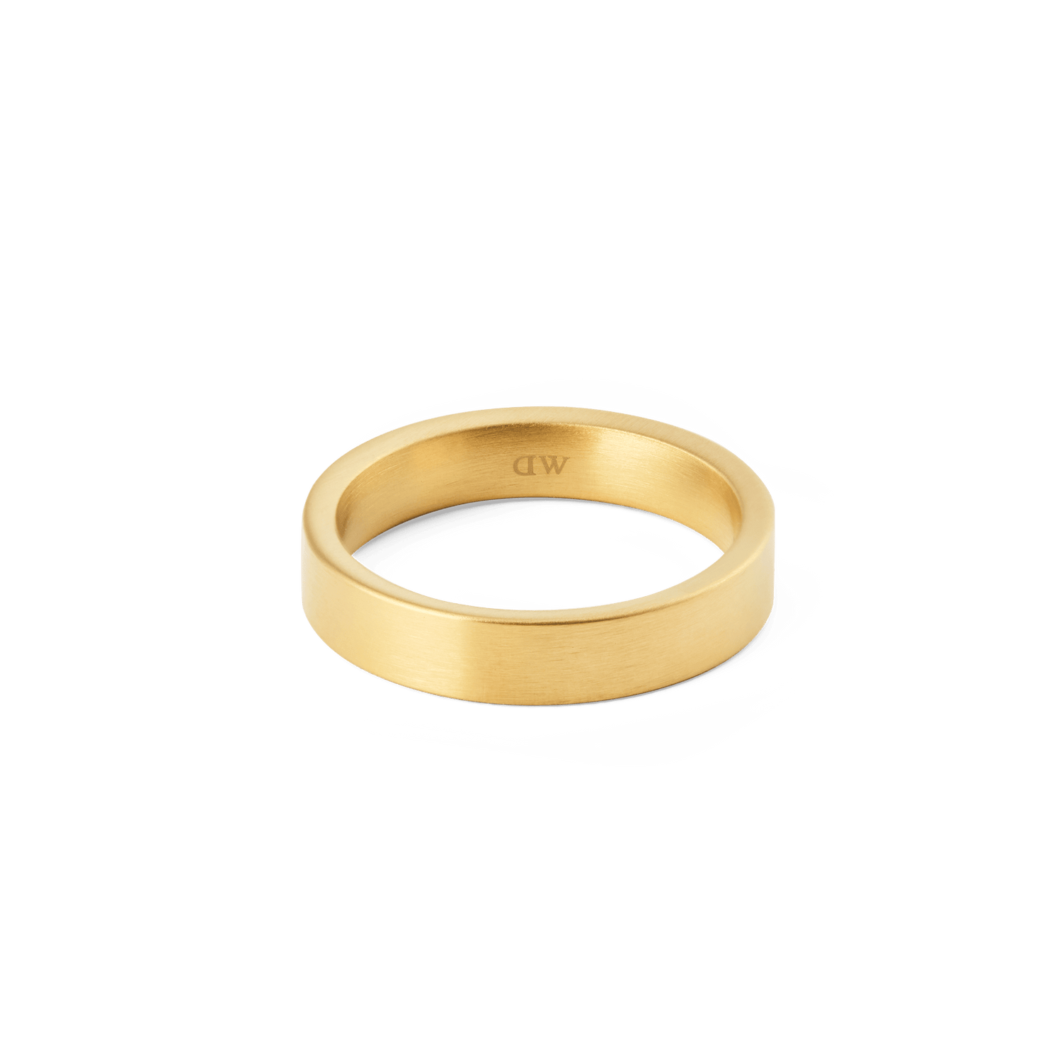 Line Ring Brushed Gold 4.5mm