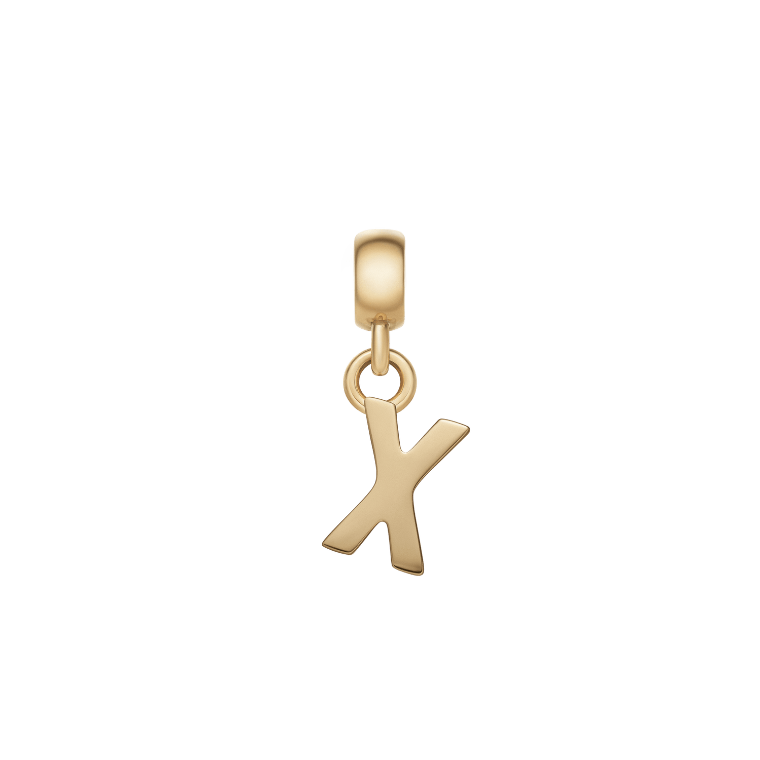 Letter Charm Gold