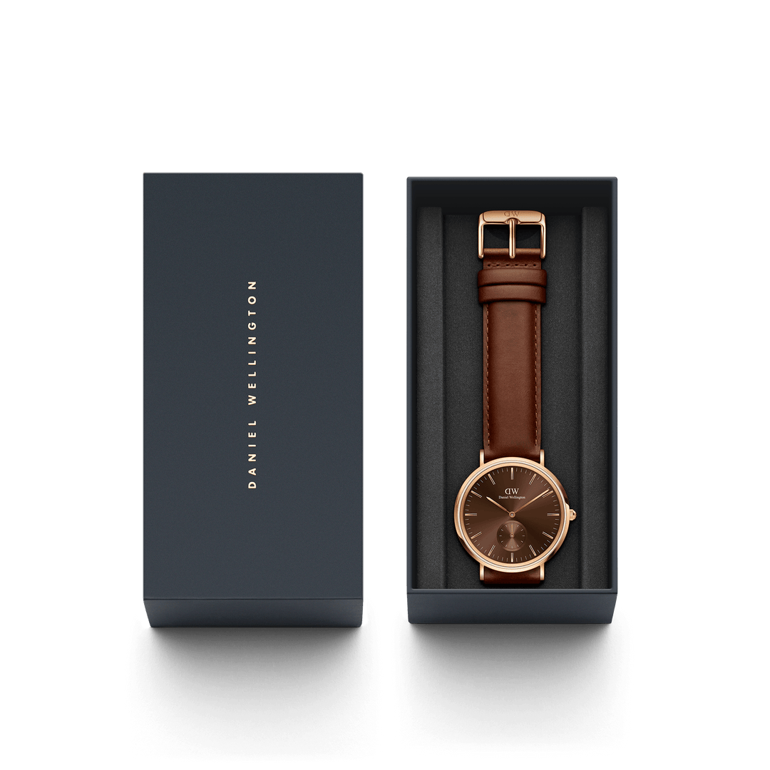 Classic St Mawes Watch 40mm in Gold