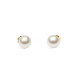 Pearl Stud Earrings Gold