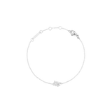 Crystal Zodiac Chain Bracelet Silver