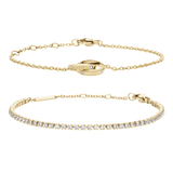 Tennis Bracelet + Lumine Unity Bracelet