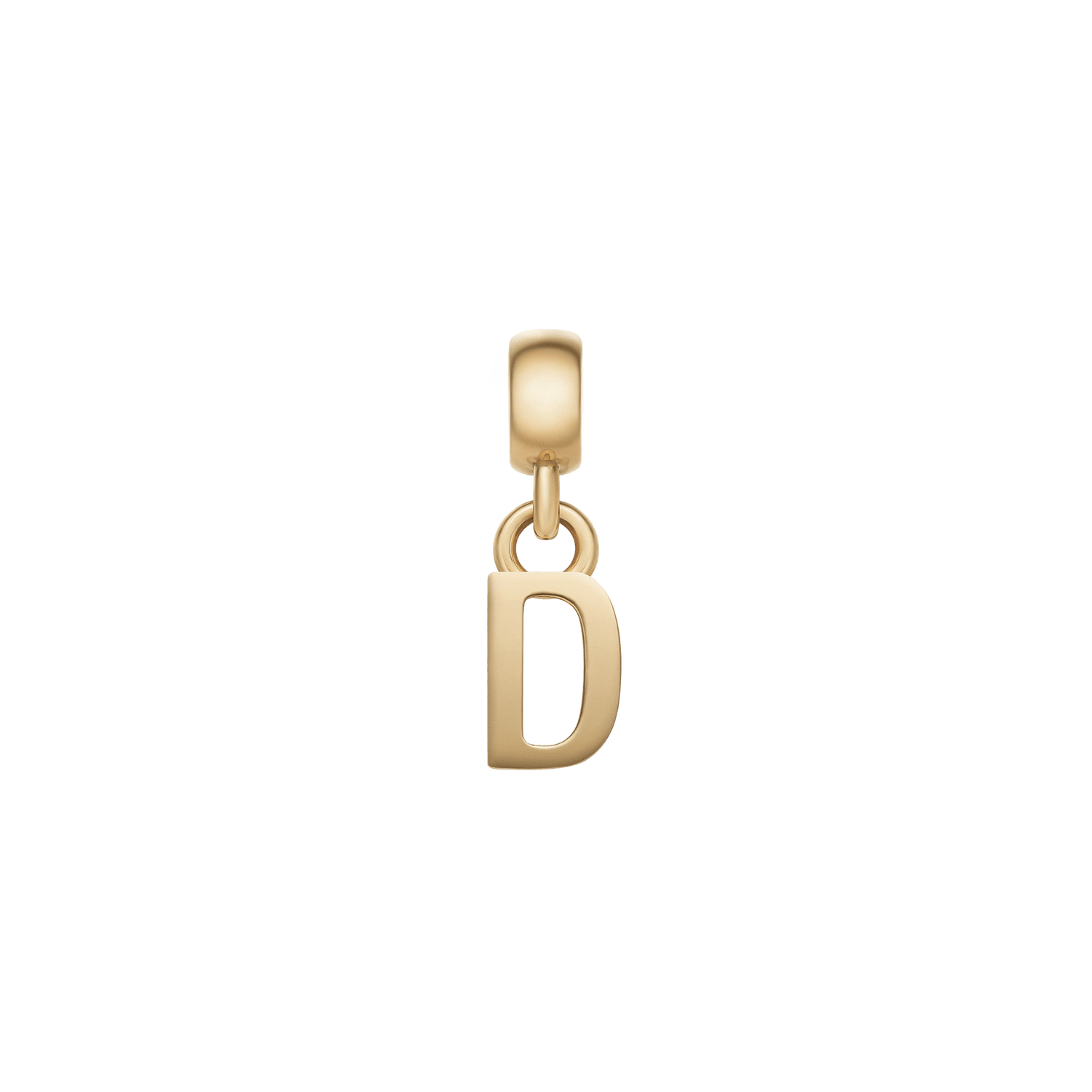 Letter Charm Gold