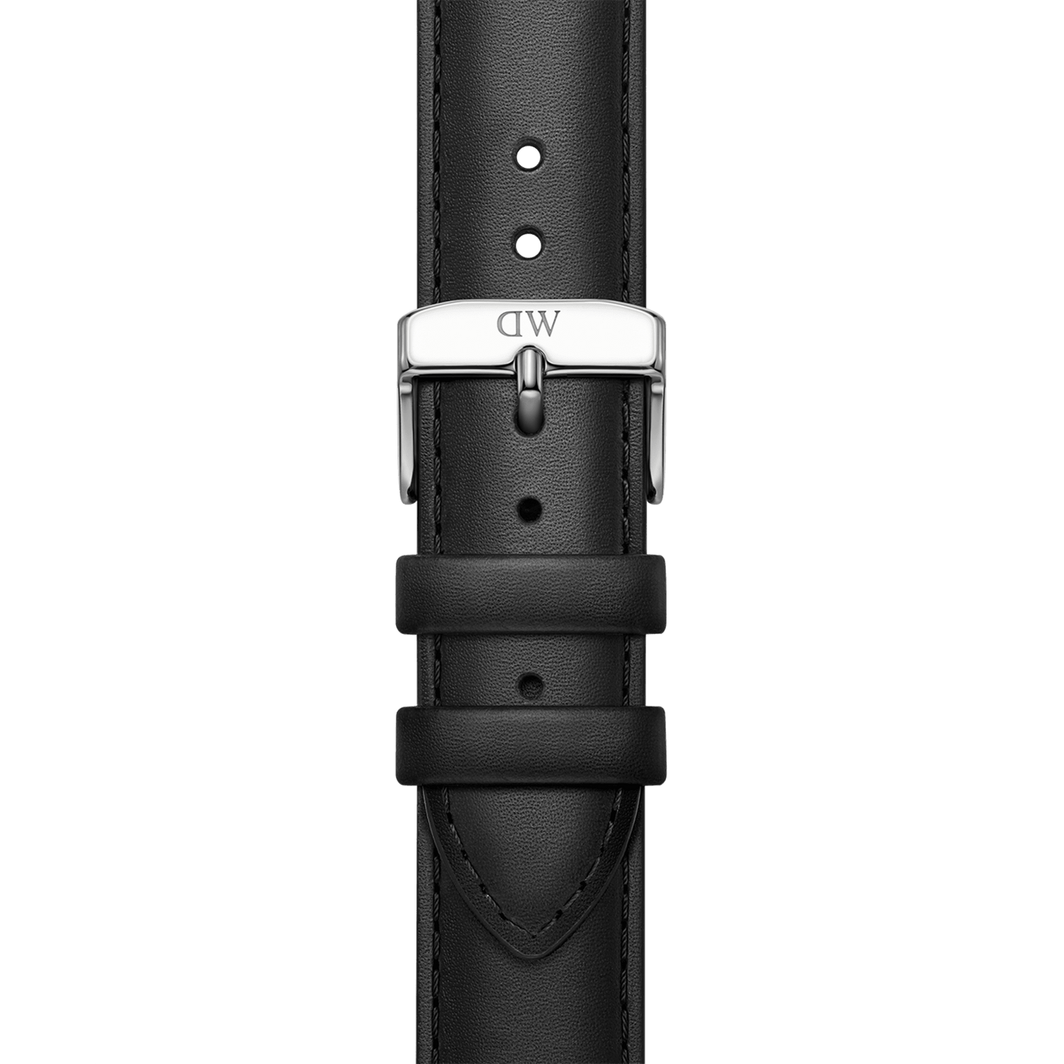 Smartwatch Leather Strap Silver