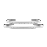 2x Classic Bracelet Silver