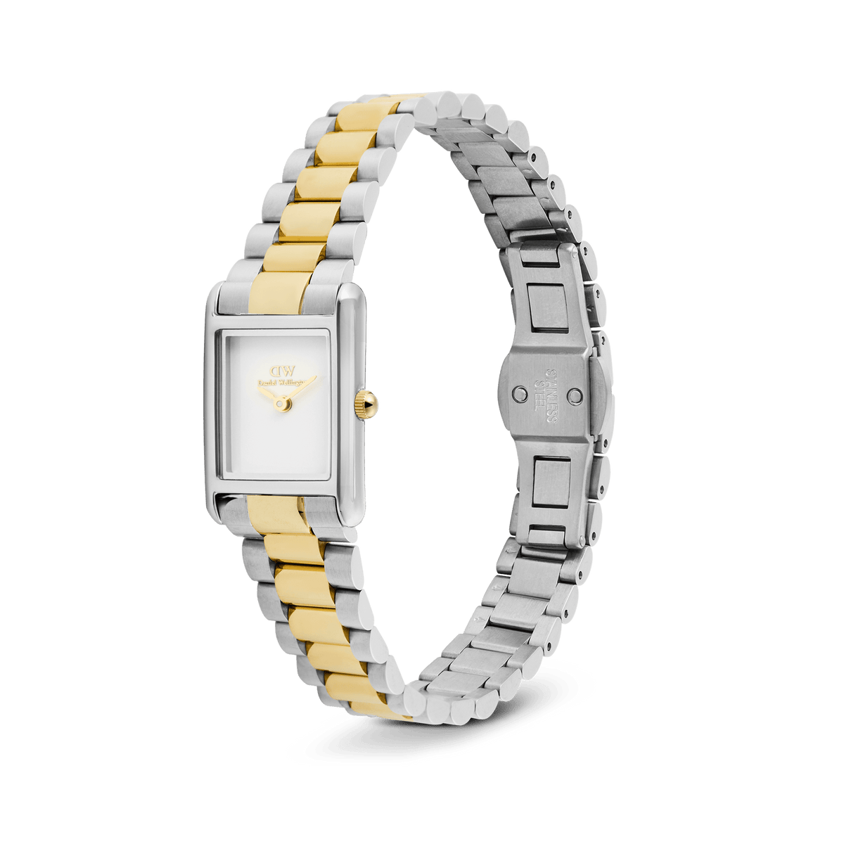 Bound Mini 3-Link Two Tone Gold