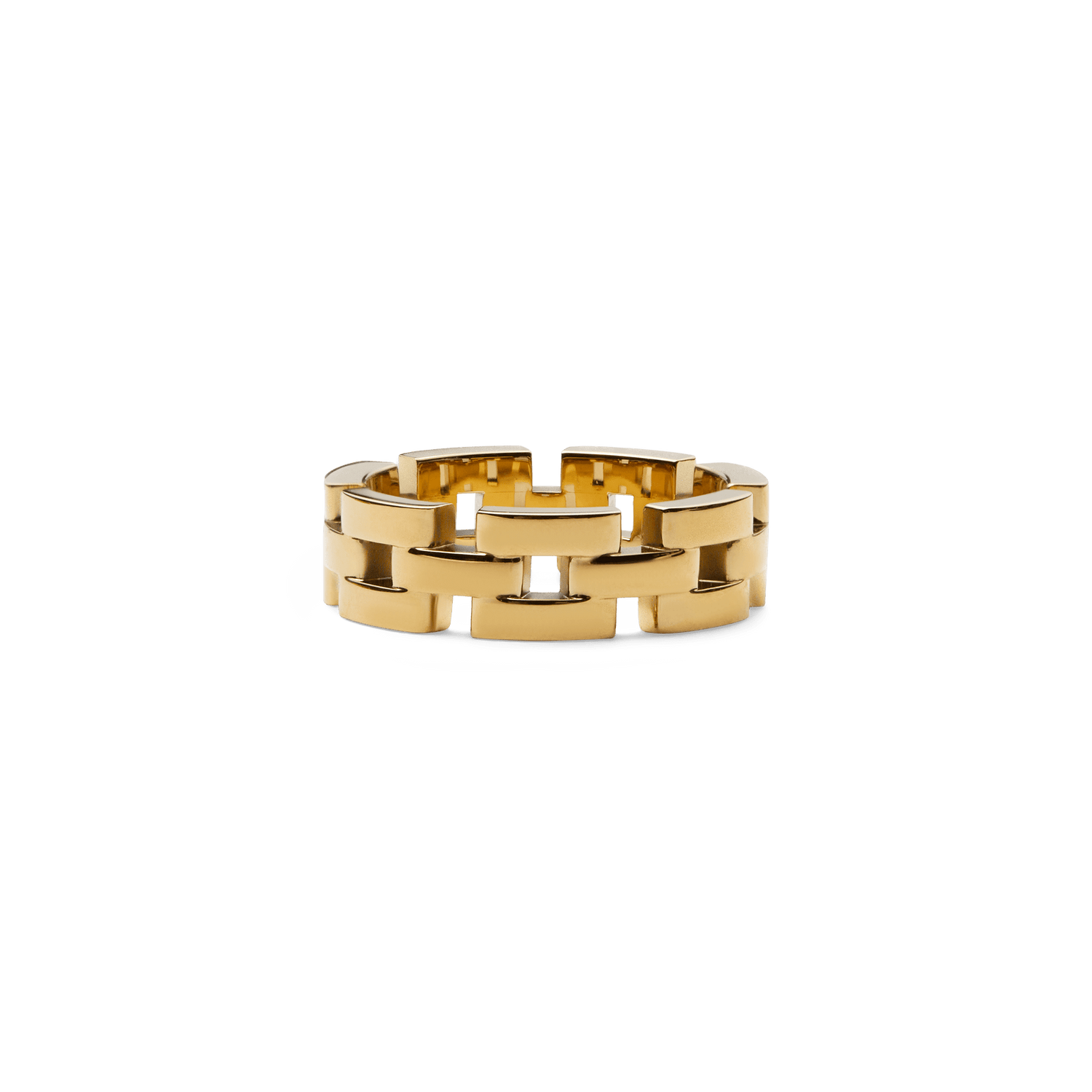 3-Link Ring Gold