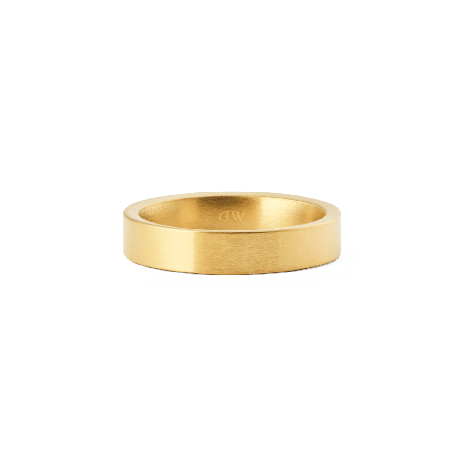Line Ring Brushed Gold 4.5mm