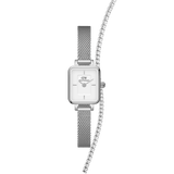 Quadro Mini + Tennis Bracelet Silver