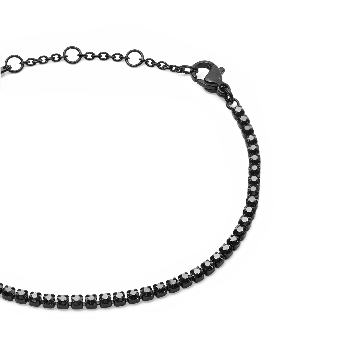 Black Crystal Tennis Bracelet black-crystal-tennis-bracelet